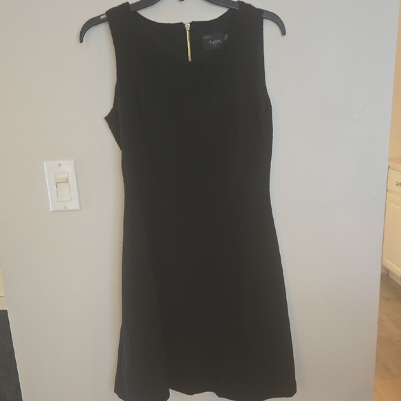 Taylor Dresses & Skirts - Womens Just Taylor Dress Fit And Flare Black Sleeveless Sz 8